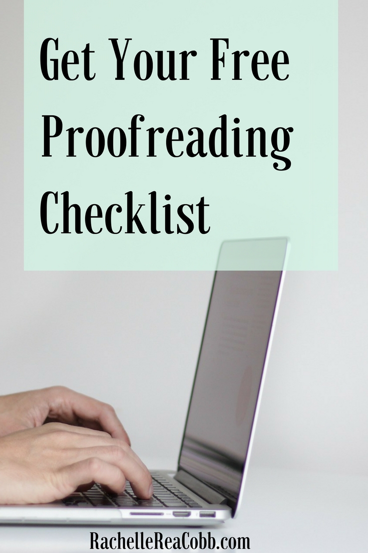Get your free proofreading checklist